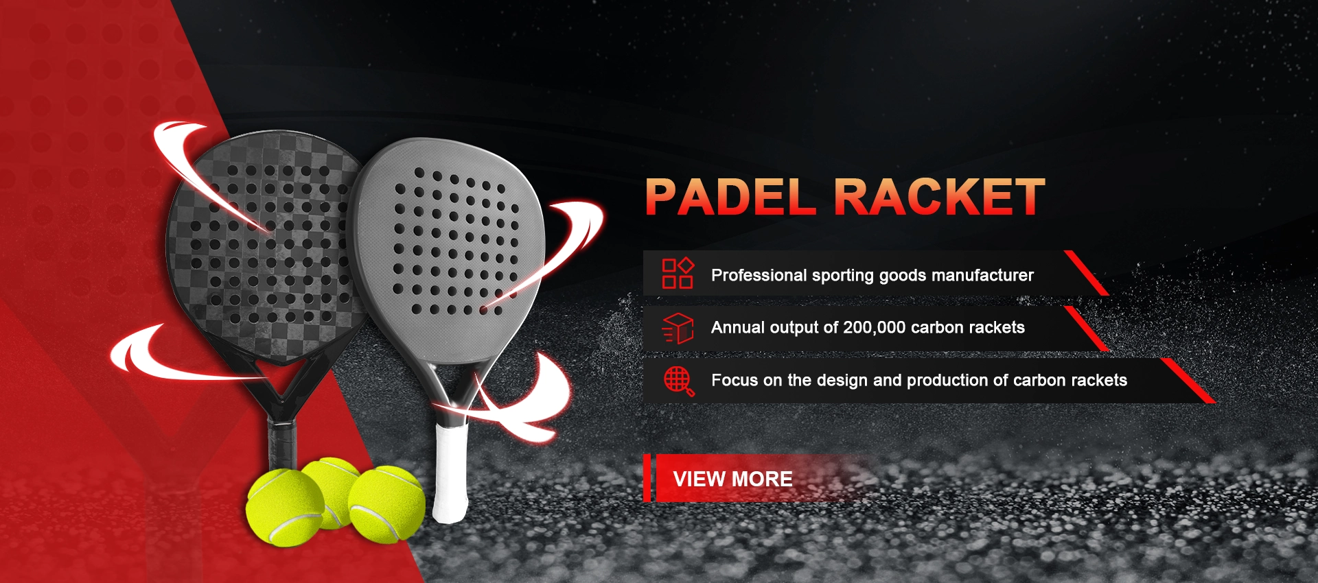 Padeli reketite tootjad