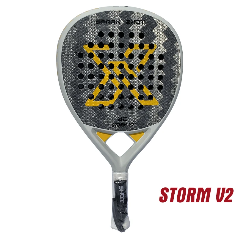 LUKSUSLIKUD 24K Alum Fiber Padel reketid STORM V2